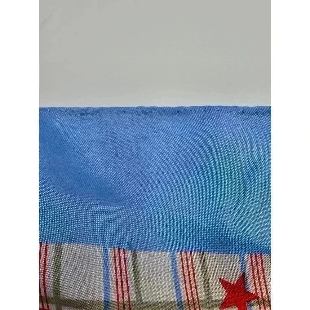 2 Vintage Red, White, and Blue Scarves - Club 7 Echo and Echo - Picture 5 of 10